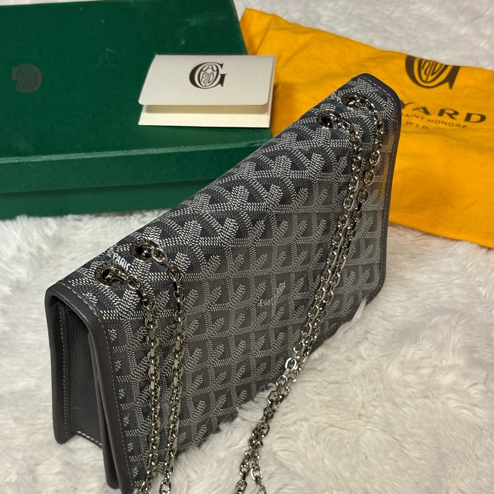 Goyard Goyardine Alexandre III shoulder chain gray bag - Picture 7 of 8